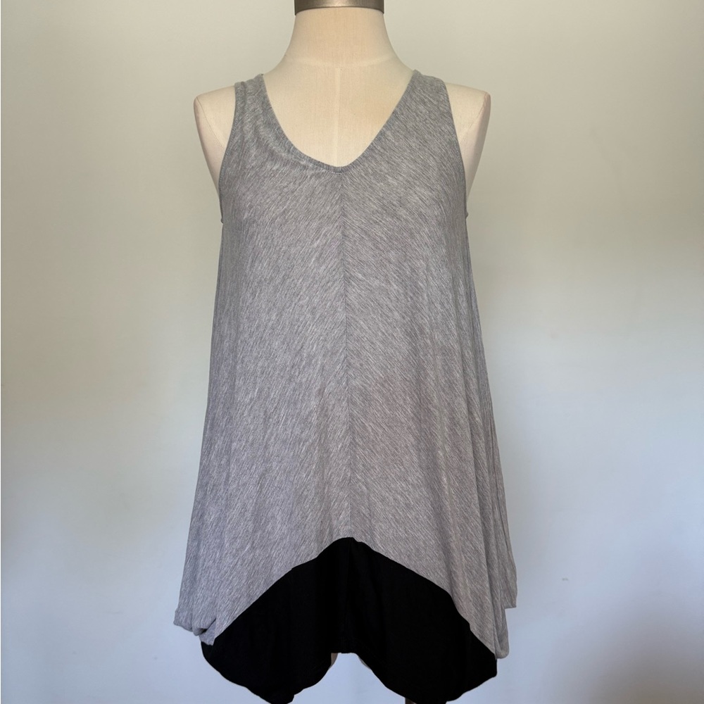 Capote - Tunic, Gray and Black Women's Sleeveless, Small